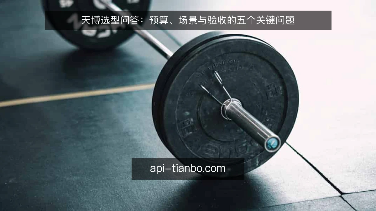 天博选型问答：预算、场景与验收的五个关键问题