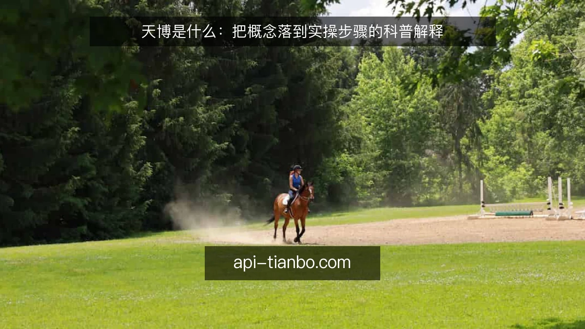 天博是什么：把概念落到实操步骤的科普解释